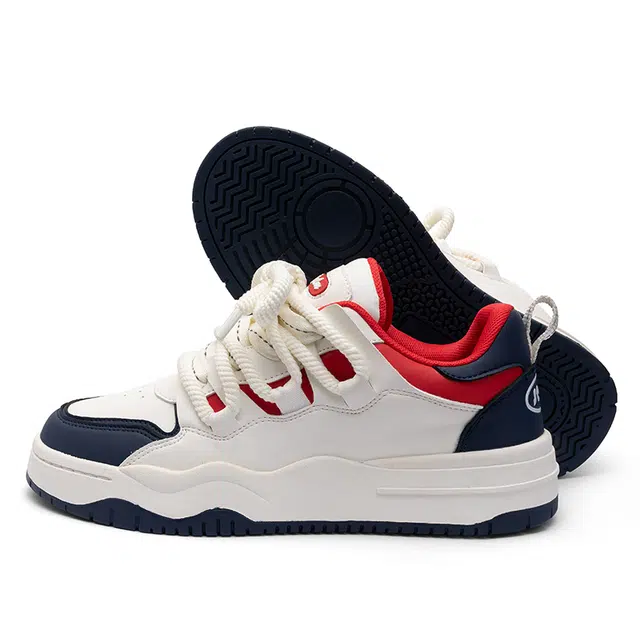 超纤皮 耐磨防滑增高厚底独特魅力 低帮 板鞋 男女同款