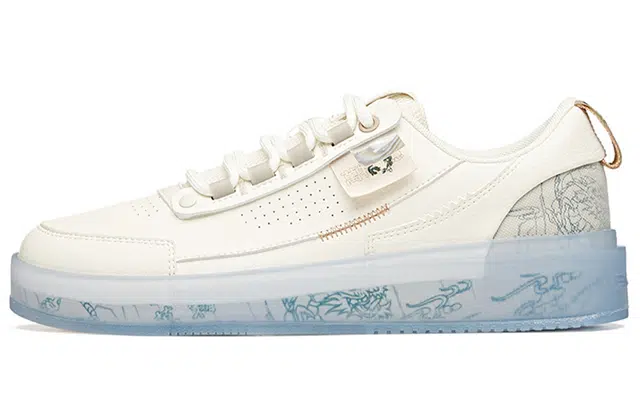 Anta Low Top Sneakers White Grey