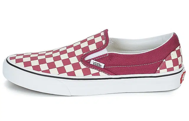 Vans Slip-On Checkerboard White Purple
