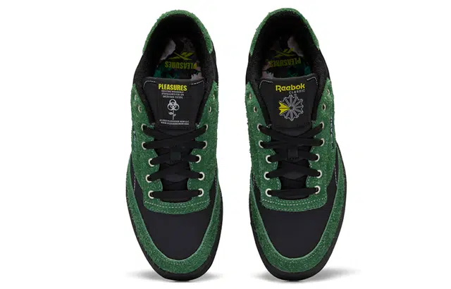 PLEASURES x Reebok Club C 85