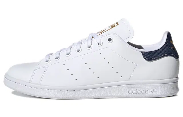 adidas Stan Smith White Blue Gold