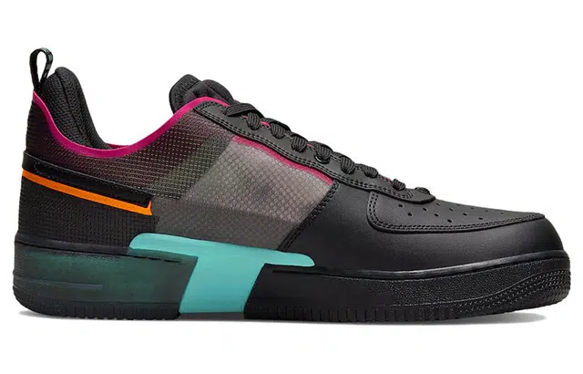 Nike Air Force 1 Low React Black Neon