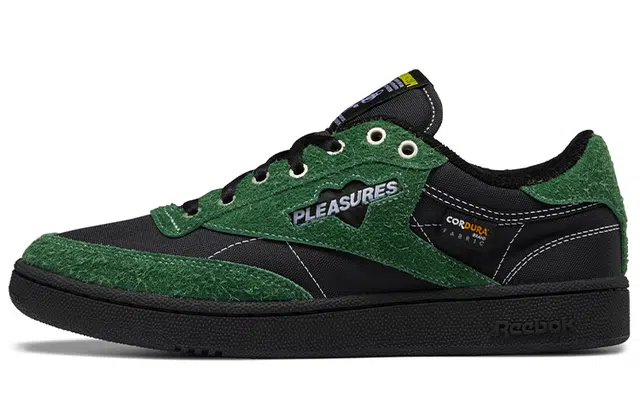 PLEASURES x Reebok Club C 85