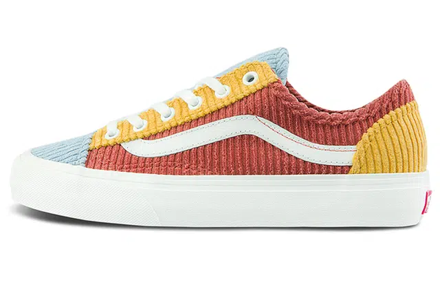 Vans Style 36 Era Corduroy Orange Blue