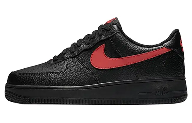 Nike Air Force 1 Low Black Red
