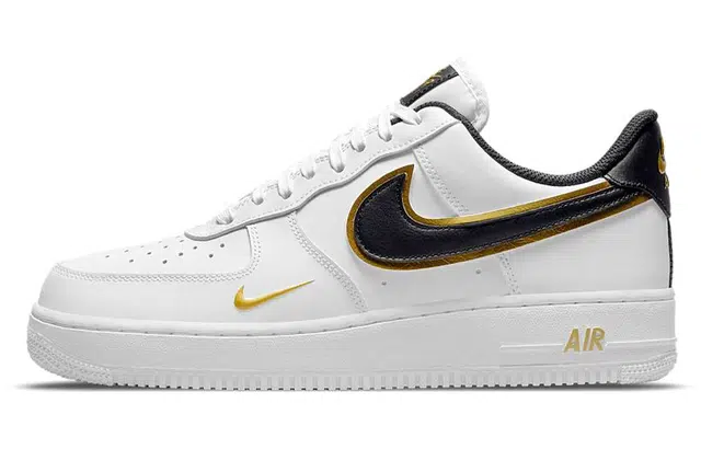 Nike Air Force 1 Low White Black Gold