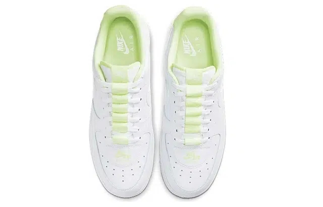 Nike Air Force 1 Double Air White Fluorescent Yellow