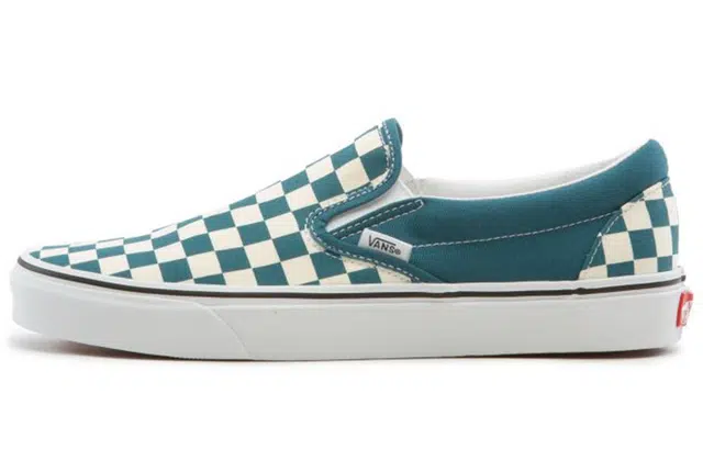 Vans Slip-On Blue White Checkerboard