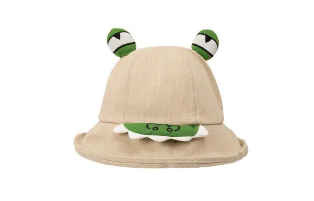 白卷 百搭可爱搞怪卡通立体圆顶 渔夫帽 男女同款情侣款