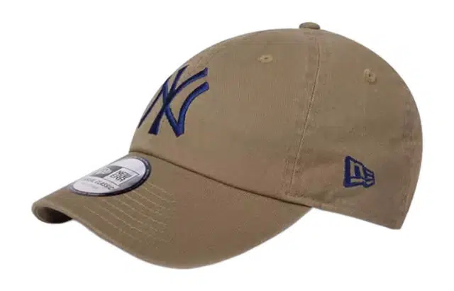 New Era MLB NY Curved Visor Cap Khaki