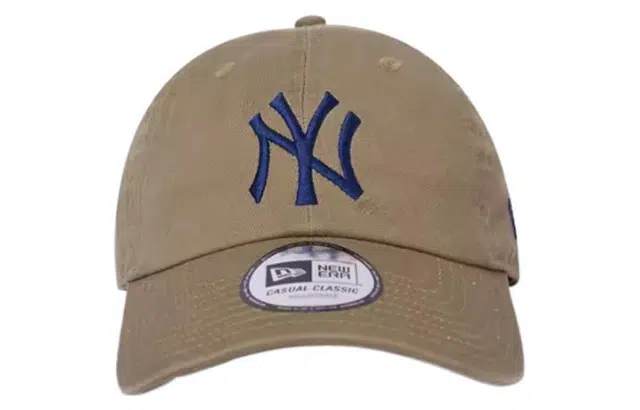 New Era MLB NY Curved Visor Cap Khaki
