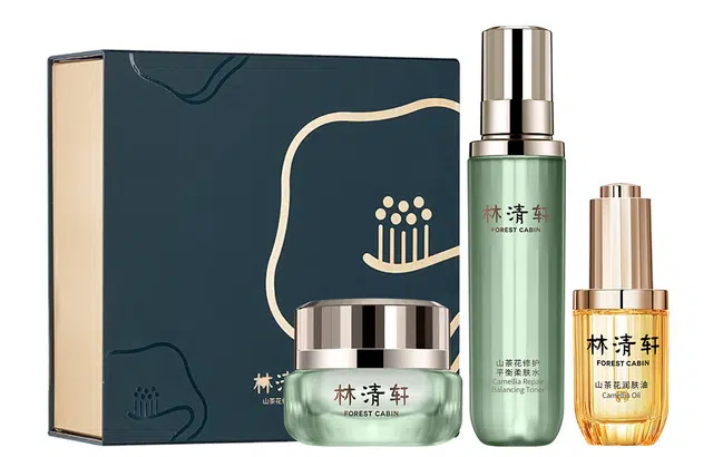 林清轩 山茶花润肤油平衡水霜保湿滋润 护肤套装 维稳舒缓
