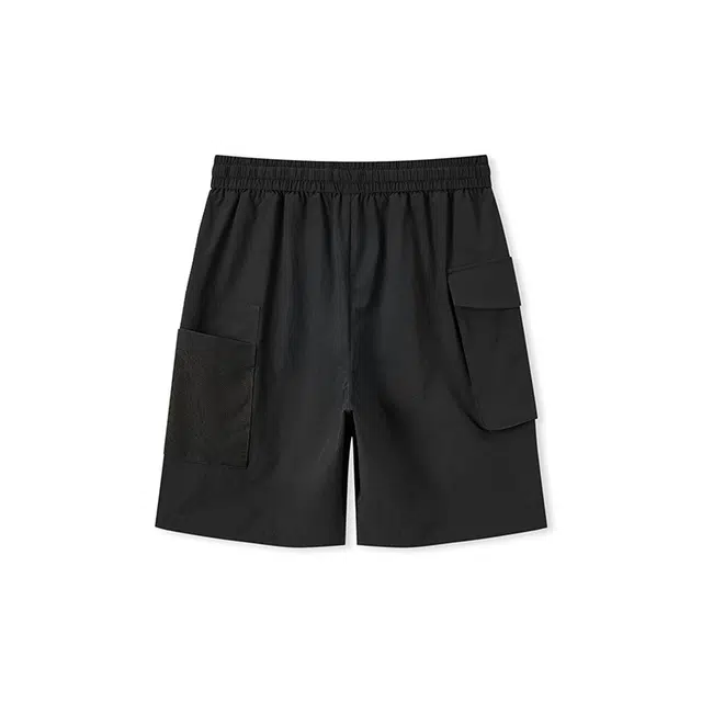 森马 纯色直筒休闲短裤 男款