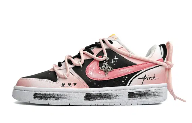 Nike Court Borough Low 2 GS Black Pink