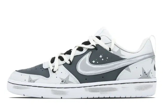 Nike Court Borough YK GS Gray White