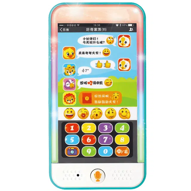 汇乐 微聊手机 早教仿真音乐 触摸手机模型 早教/益智玩具