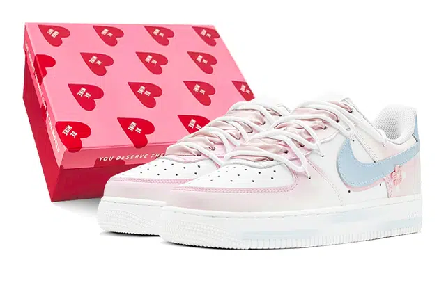 Nike Air Force 1 Low GS Blue Pink