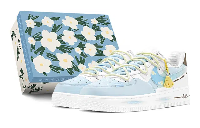 Nike Air Force 1 Low GS Blue White