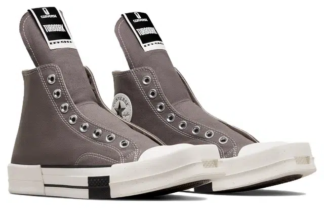 Rick Owens DRKSHDW x Converse 1970s TURBODRK Chuck 70 Laceless