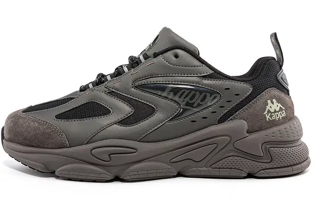 Kappa Retro Dad Sneakers Grey Black