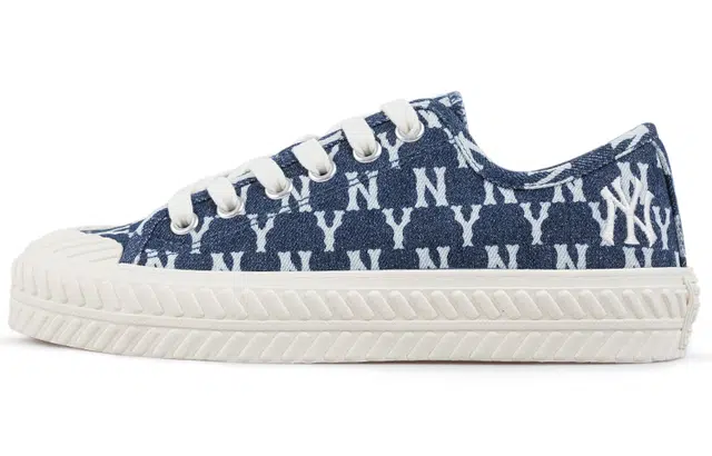 MLB Retro Platform Canvas Sneakers Navy