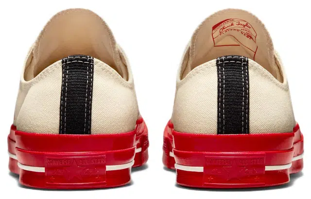 Comme des Garçons PLAY x Converse Chuck Taylor All Star 1970s OX White Red