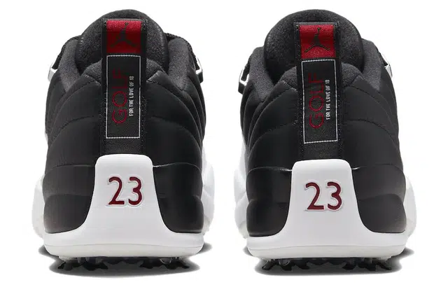 Jordan Air Jordan 12 Low Golf Black and White