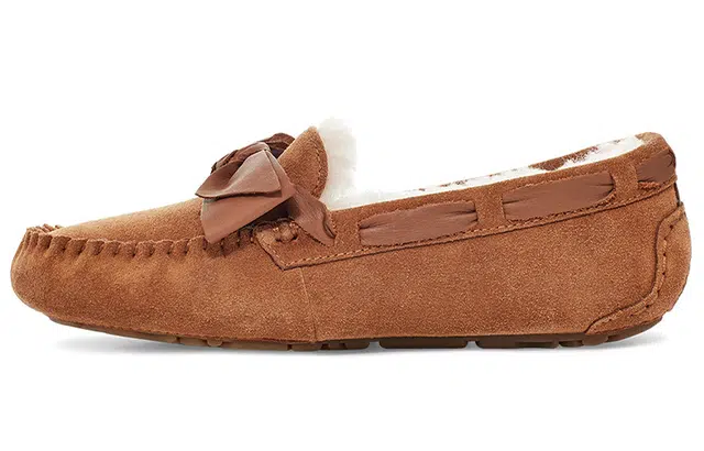 UGG Dakota Leather Bow Chestnut