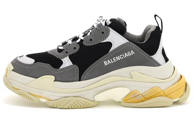 Balenciaga Triple S Grey Yellow