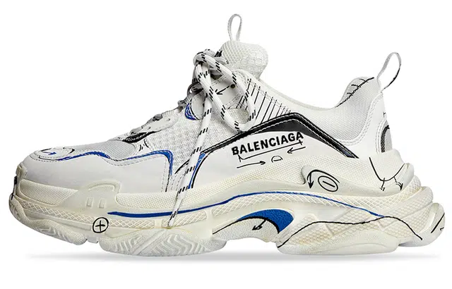 Balenciaga Triple S White