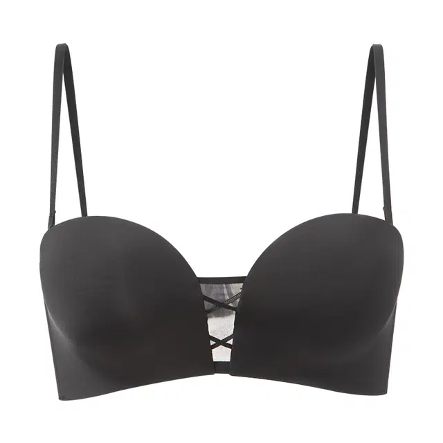 丝之莎 无痕光面小胸聚拢防下垂美背文胸