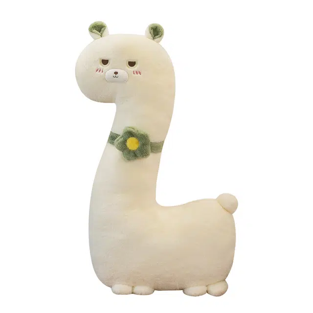 豪伟达 羊驼 抱枕 抱着睡长条枕公仔 玩偶 毛绒公仔