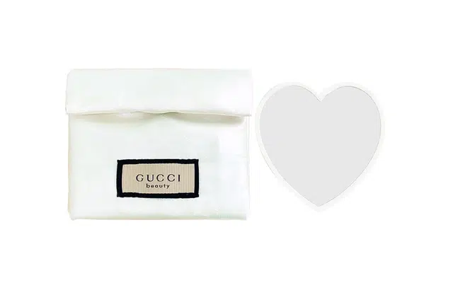 Gucci Heart Mirror Button Bag