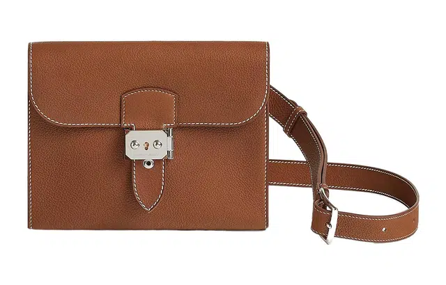 Hermes Sac a Depeches 21 Fauve
