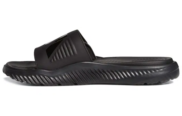 adidas AlphaBounce Black Slides Sandals