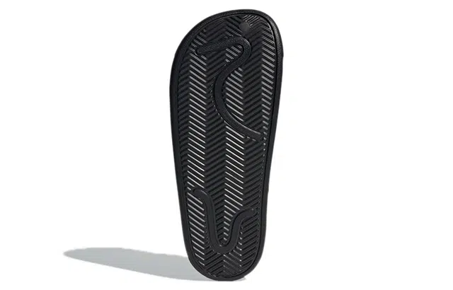 adidas Adilette Clogs Black White