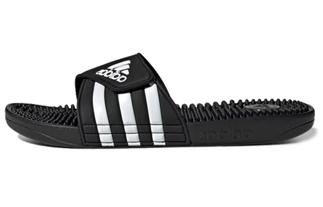 adidas Adissage Black White