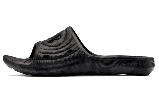 Under Armour Locker Camo Slides Black