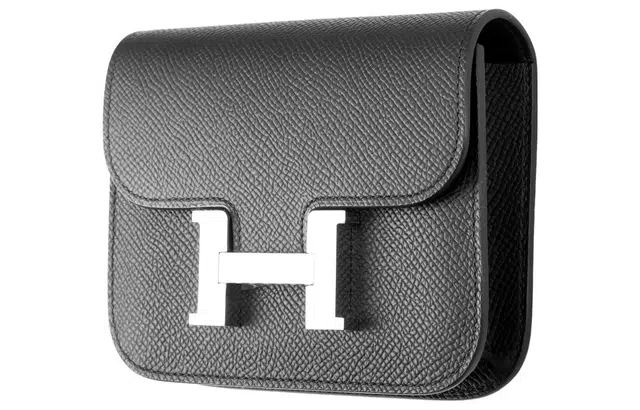 HERMES Constance Slim Epsom Noir