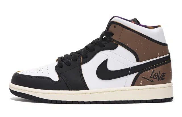 Jordan Air Jordan 1 Mid Black Brown