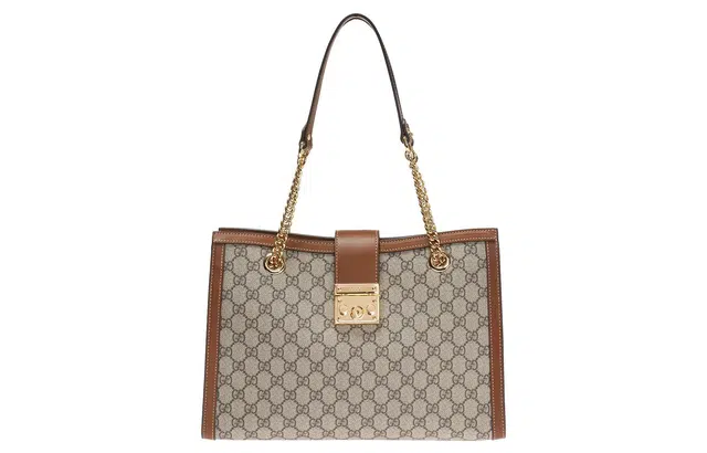 GUCCI Padlock Logo Tote