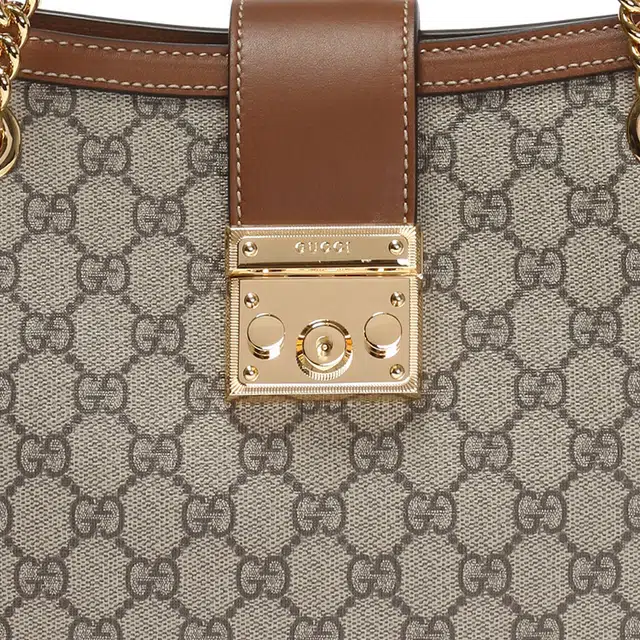 GUCCI Padlock Logo Tote