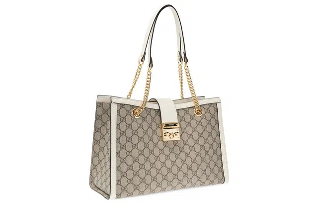 GUCCI Padlock Logo Tote