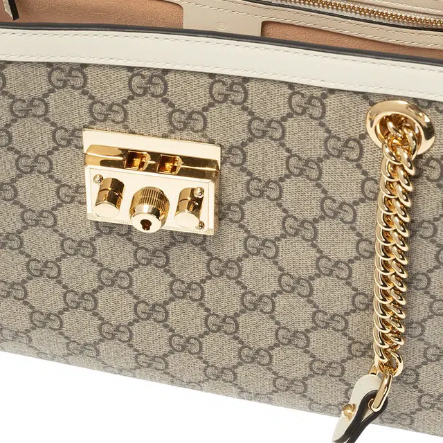 GUCCI Padlock Logo Tote