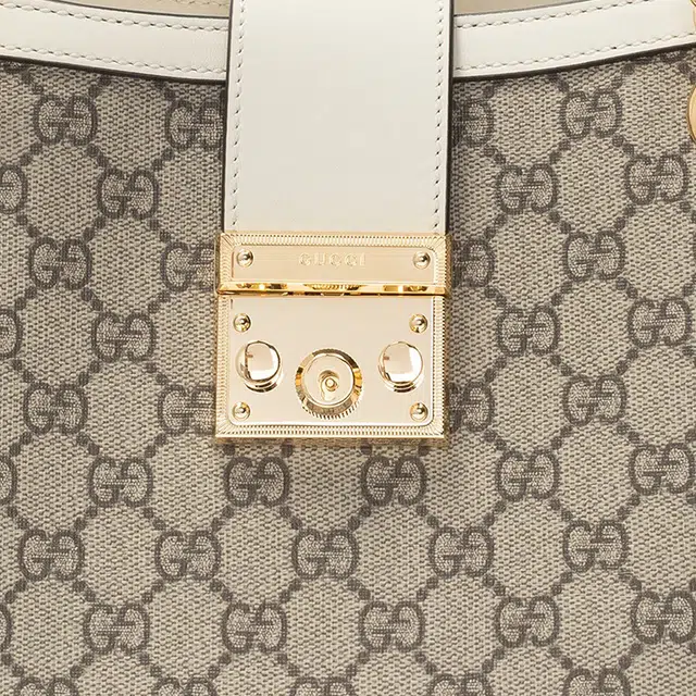 GUCCI Padlock Logo Tote