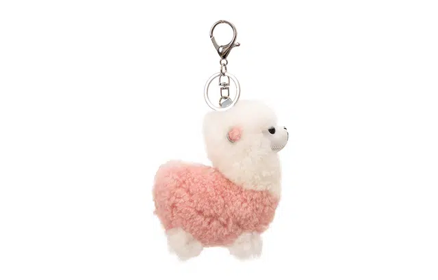 白卷 可爱小羊驼毛绒 汽车公仔 挂件 男女同款情侣款