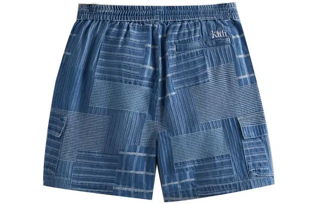 KITH SS23 Japanese Indigo Jacquard Wolcott Short