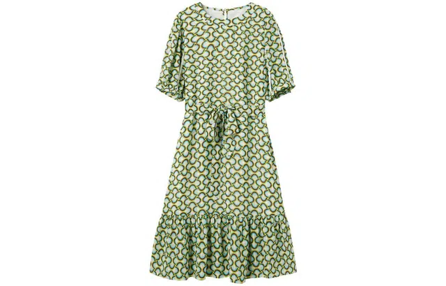 【dme】满印短袖连衣裙