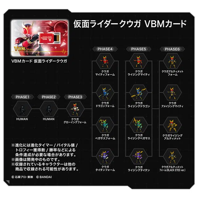 BANDAI kuuga dim VBM
