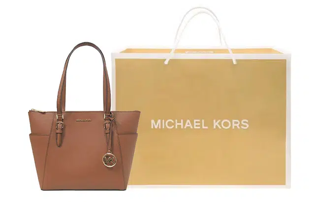 MICHAEL KORS MK Charlotte Logo Tote